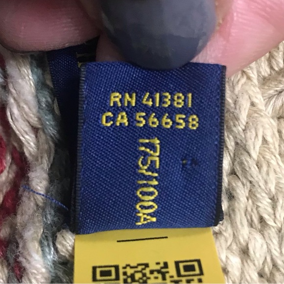 POLO Ralph Lauren Jacquard Knit Cap Sleeve Neutral Fair Isle Style Sweater XL - Picture 11 of 13